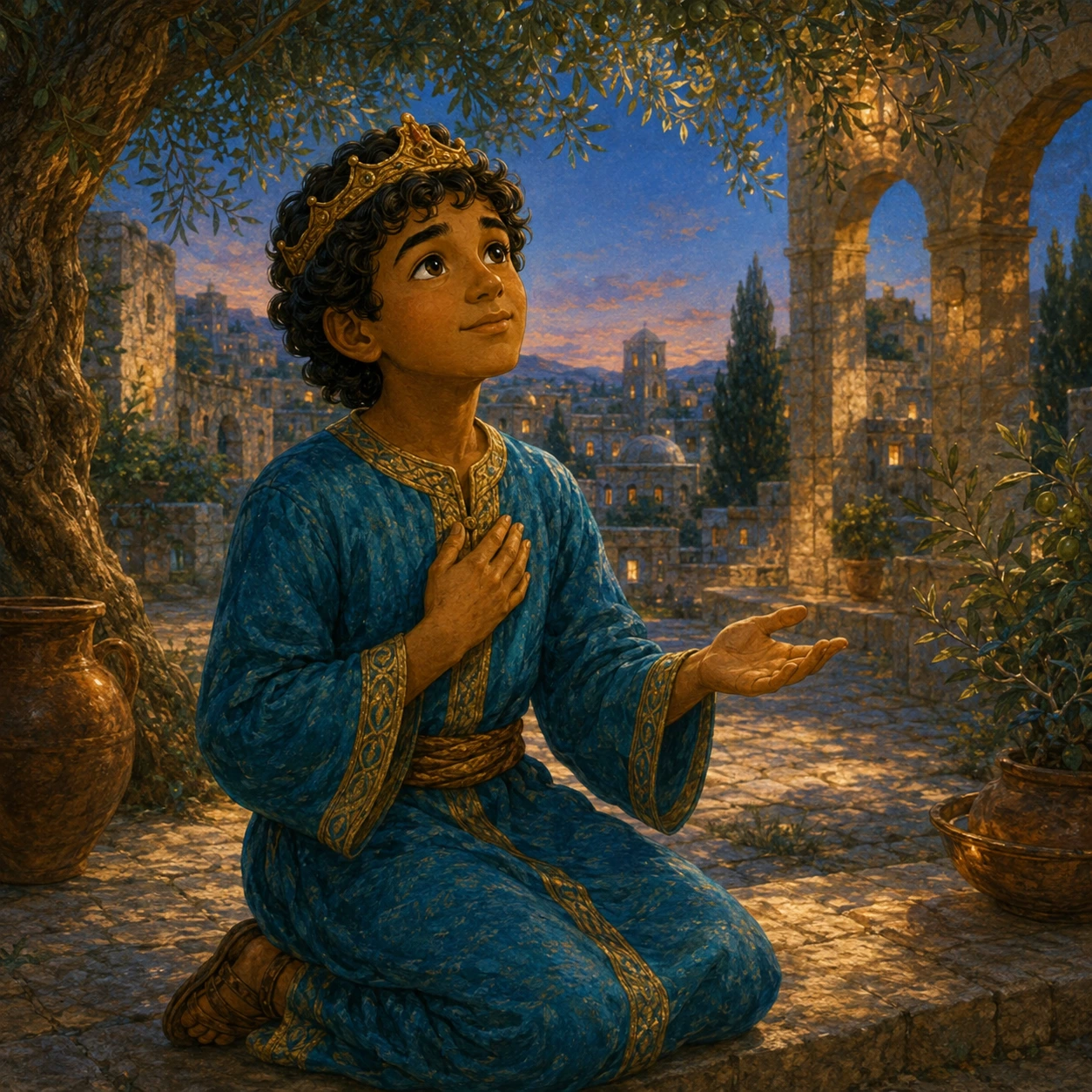 A listening heart. “Please give me wisdom,” Solomon asked God. “Help me listen. Help me know what is right.” He wanted an understanding heart.