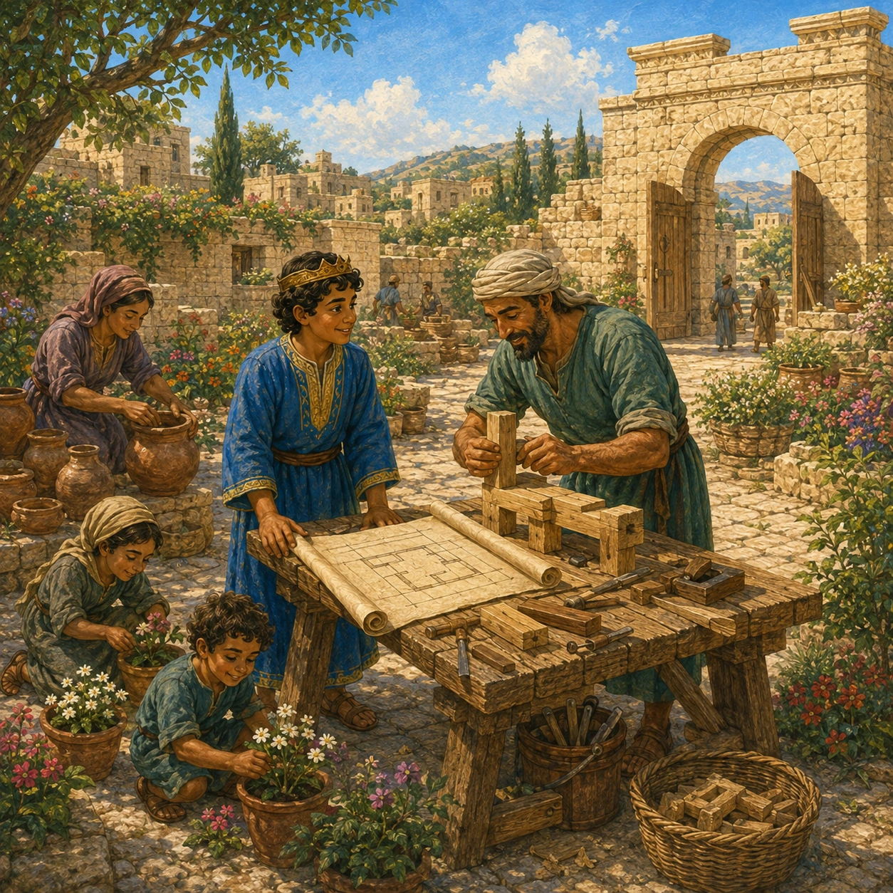 Solomon Builds a House of Peace