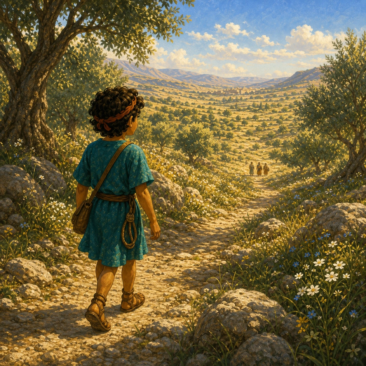 One brave step. David trusted God. He used the skills he had practiced. He faced the giant and won. The people were safe again.