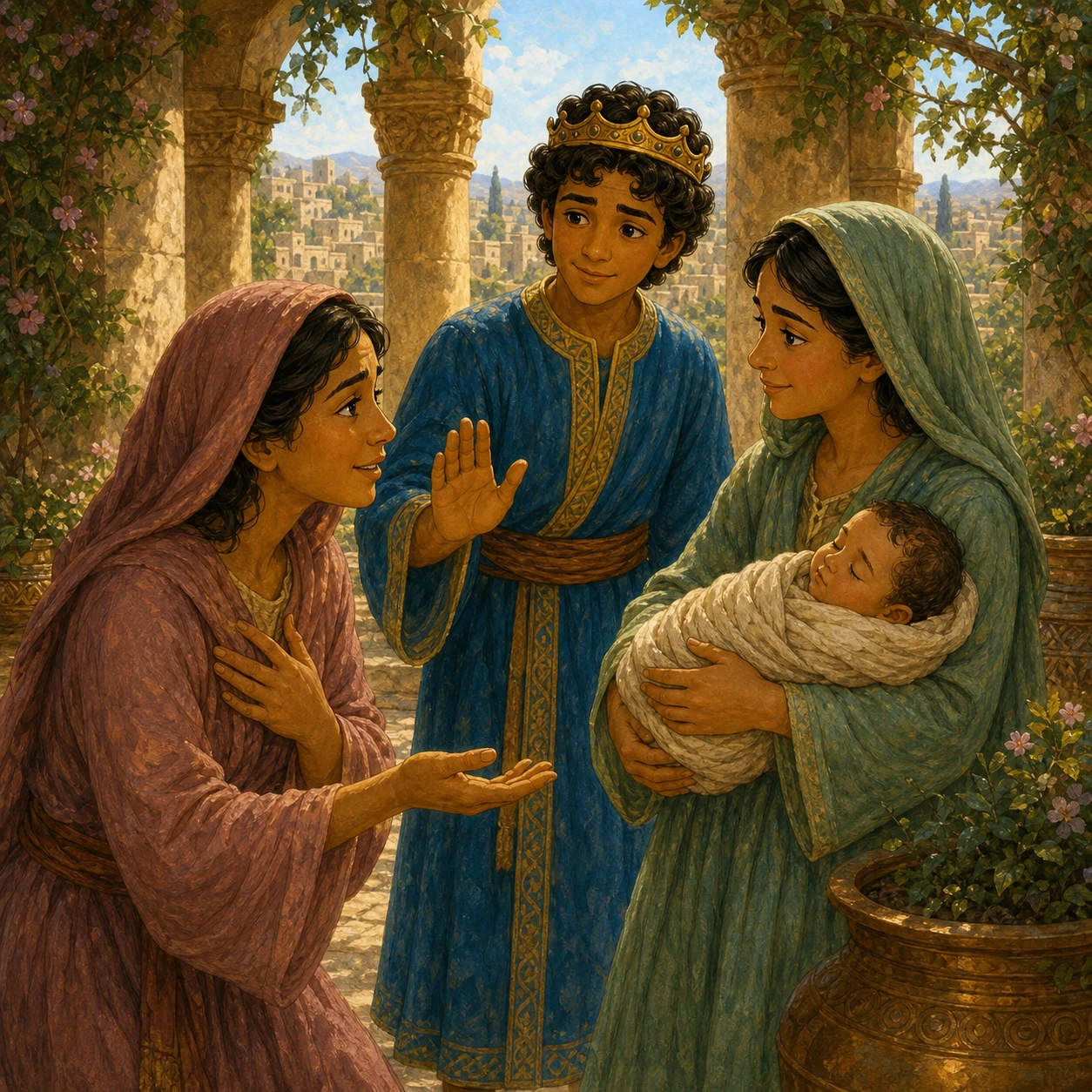 Keep the baby safe. One woman spoke with a loving heart. “Please keep the baby safe.” She cared more about the baby than about winning.
